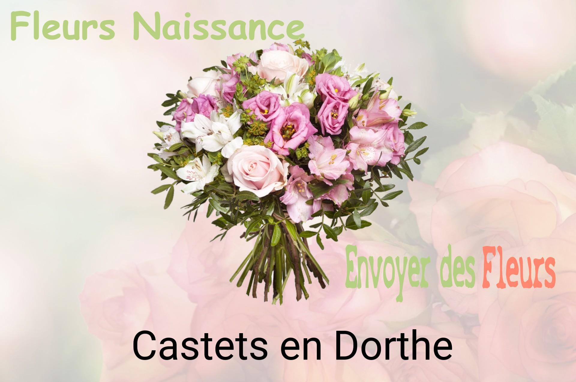 Bouquet de fleurs de naissance livré à Castets-en-Dorthe